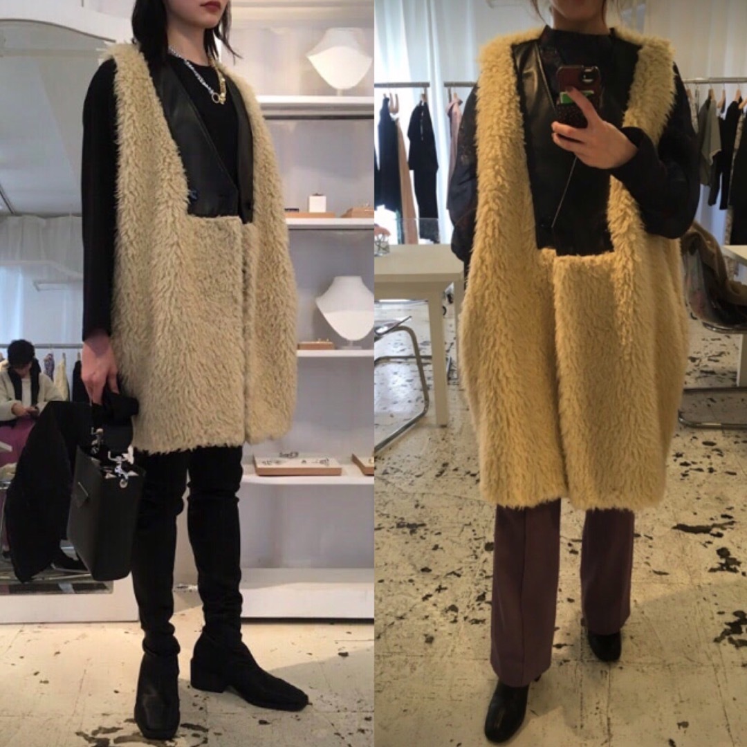 MM6 - 美品 MM6 Maison Margiela メゾンマルジェラ ボアベスト MM6 - 美品 MM6 Maison Margiela メゾンマルジェラ ボアベスト