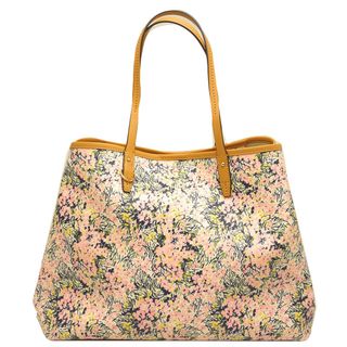 トリーバーチ(Tory Burch)の未使用 トリーバーチ トートバッグ 花 フラワー ピンク系 A4サイズ対応 美品(トートバッグ)