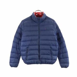 トミーヒルフィガー(TOMMY HILFIGER)のトミーヒルフィガー 長袖 ダウンジャケット 164 ネイビー系 TOMMY HILFIGER キッズ 古着 【231123】(ジャケット/上着)