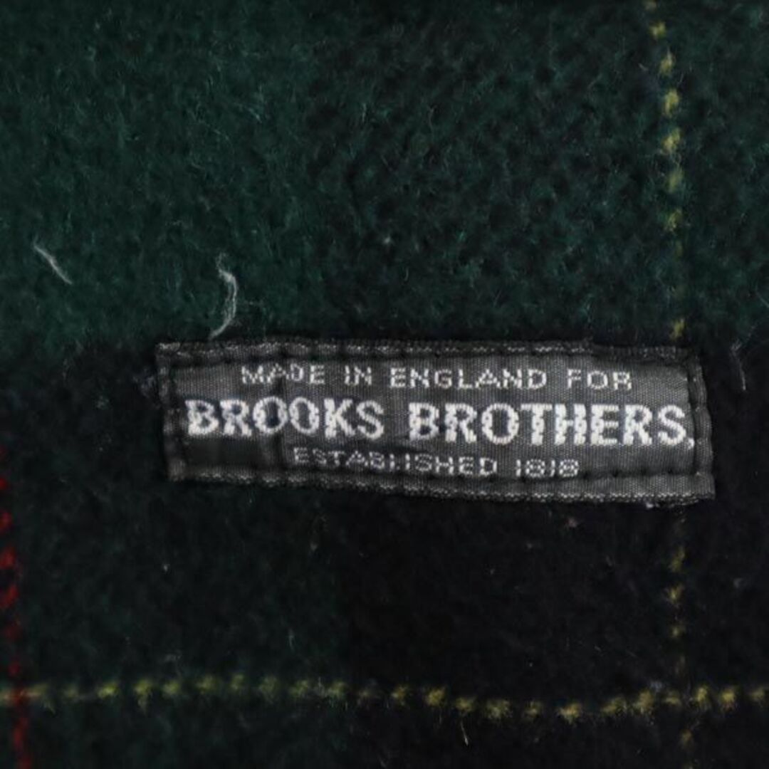 BROOKS BROTHERS ブルックスブラザーズ コート ウール メルトン くるみボタンコート 英国製 イギリス Vintage ヴィンテージ 70s～80s ネイビー 紺 42 アウター ジャケット 【メンズ】