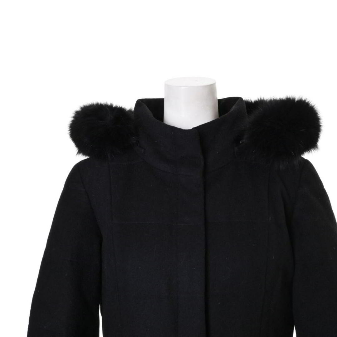 Rene フォックスファー カシミヤ混 コート