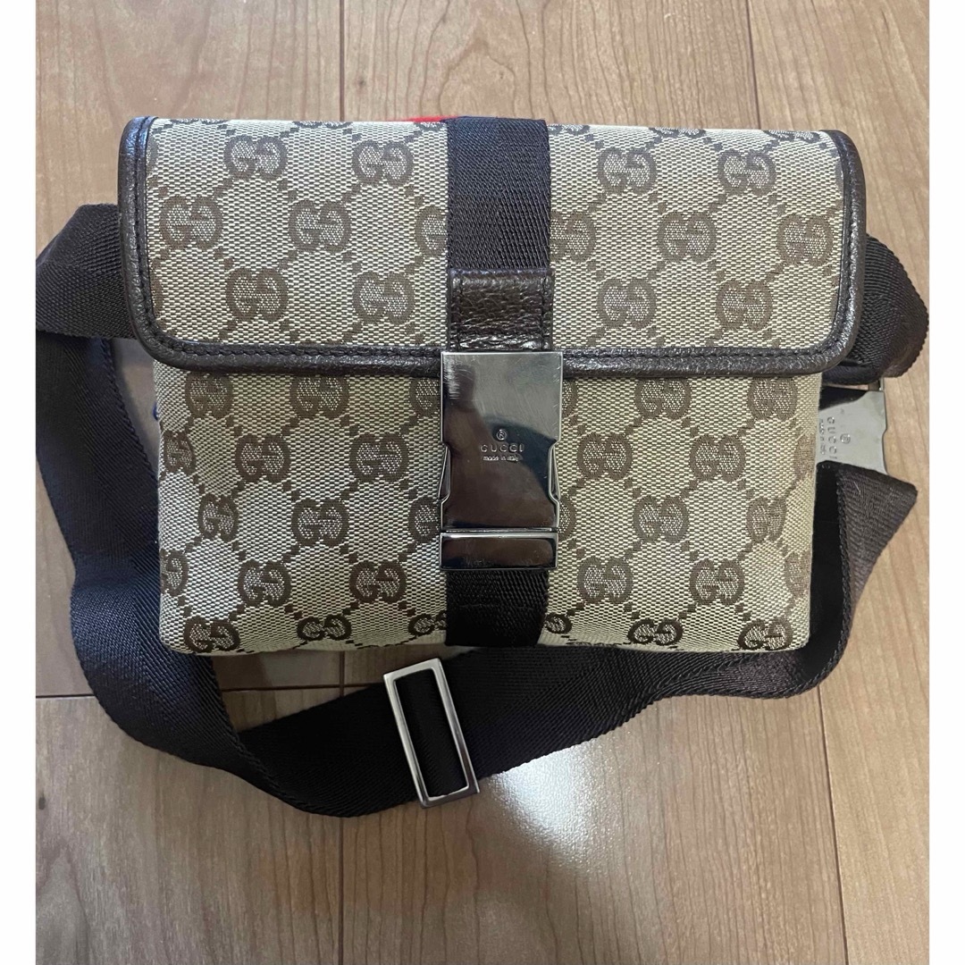 Gucci - 美品 GUCCI ウエストポーチ ボディバッグ GUCCI店舗購入の通販