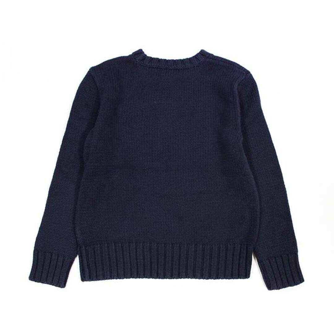 Ralph Lauren(ラルフローレン)の【秋冬物 新入荷!】☆ラルフローレン/Ralph Lauren☆140cm セーター/ニット 紺 【中古】子供服 キッズ kids ジュニア 男の子 秋冬 701132 キッズ/ベビー/マタニティのベビー服(~85cm)(ニット/セーター)の商品写真