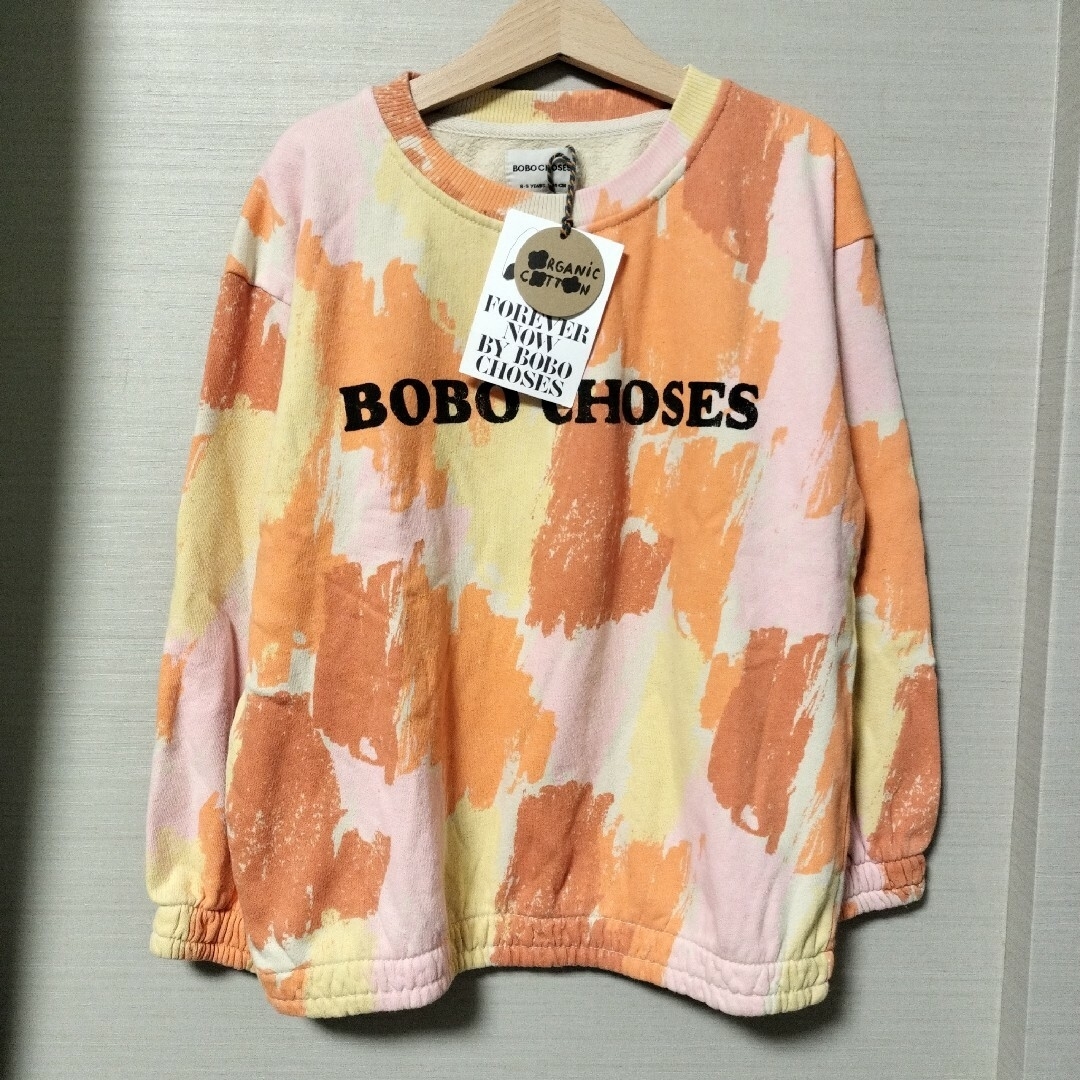 BOBO CHOSES(ボボショーズ)のBOBO CHOSES スウェット/トレーナー キッズ/ベビー/マタニティのキッズ服女の子用(90cm~)(Tシャツ/カットソー)の商品写真