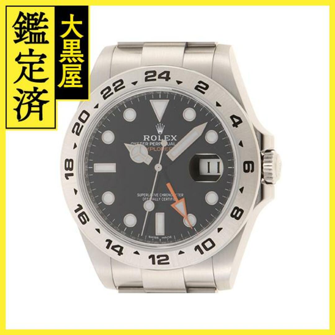 ROLEX - ロレックス エクスプローラー2 216570 ブラック メンズ 【200 ...