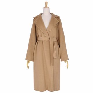 マックスマーラ(Max Mara)の美品 マックスマーラ Max Mara コート チェスターコート 白タグ マニュエラ アイコンコート キャメル100％ アウター レディース JI36 USA2 FB34(S相当) ブラウン(その他)