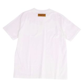 ルイヴィトン(LOUIS VUITTON)の美品 ルイヴィトン LOUIS VUITTON Tシャツ カットソー 2022年 半袖 ショートスリーブ インサイドアウト LVロゴ トップス メンズ XL ホワイト(Tシャツ/カットソー(半袖/袖なし))