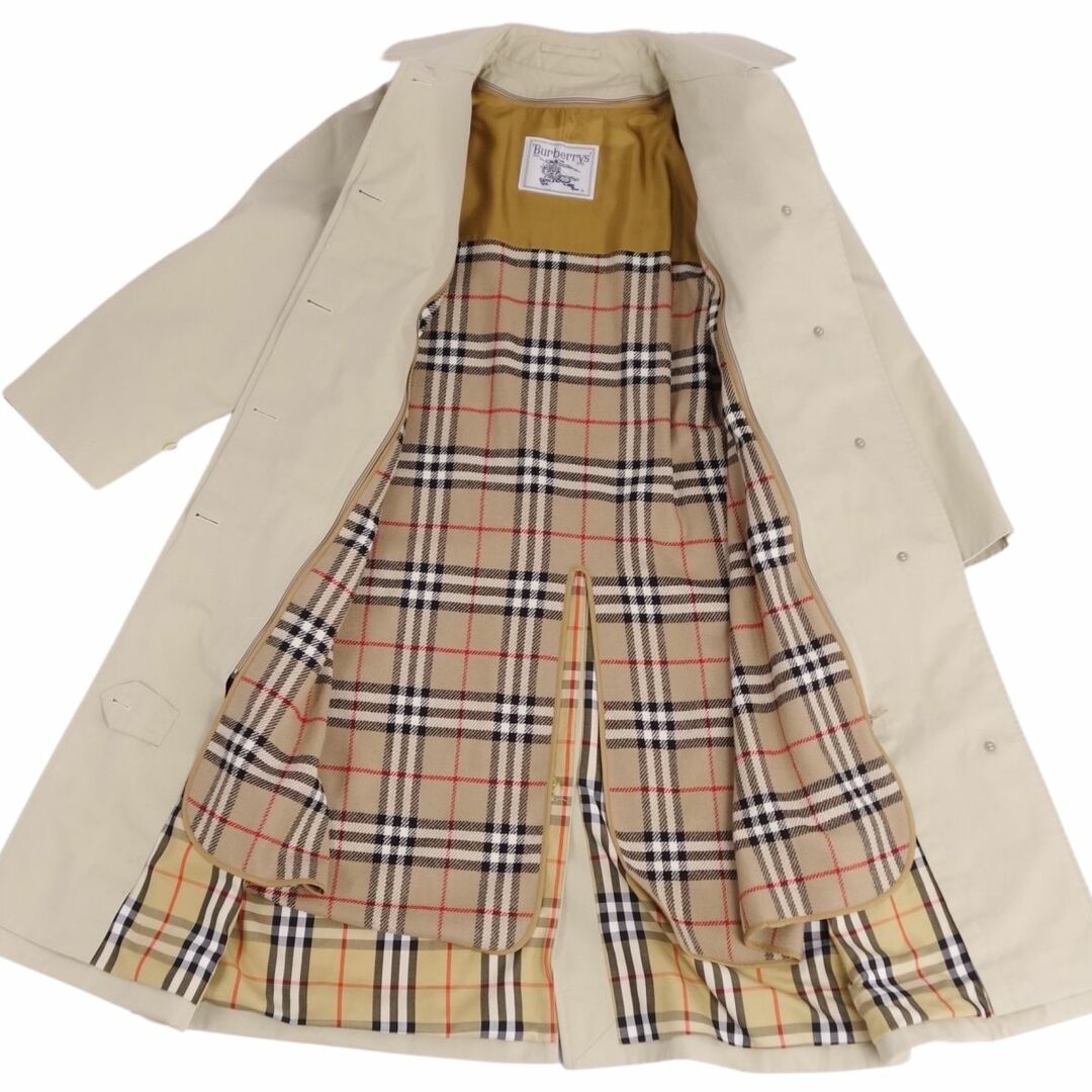 BURBERRY(バーバリー)の極美品 Vintage バーバリー Burberrys コート ステンカラーコート バルマカーンコート ライナー付き アウター レディース 7AR(S相当) ベージュ レディースのジャケット/アウター(その他)の商品写真