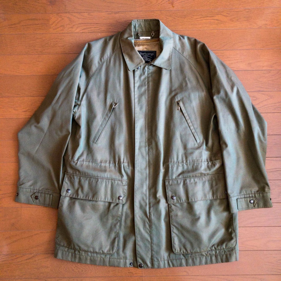 BURBERRY'S 玉虫 一枚袖 80s ハンティングジャケット ハーフコート | フリマアプリ ラクマ