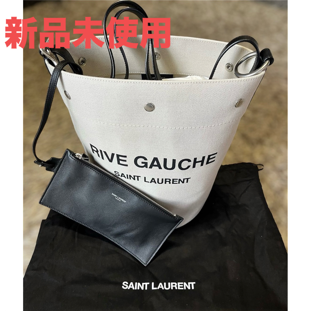 Saint Laurent(サンローラン)の【新品】SAINT LAURENT RIVE GAUCHE   バケットバッグ レディースのバッグ(トートバッグ)の商品写真