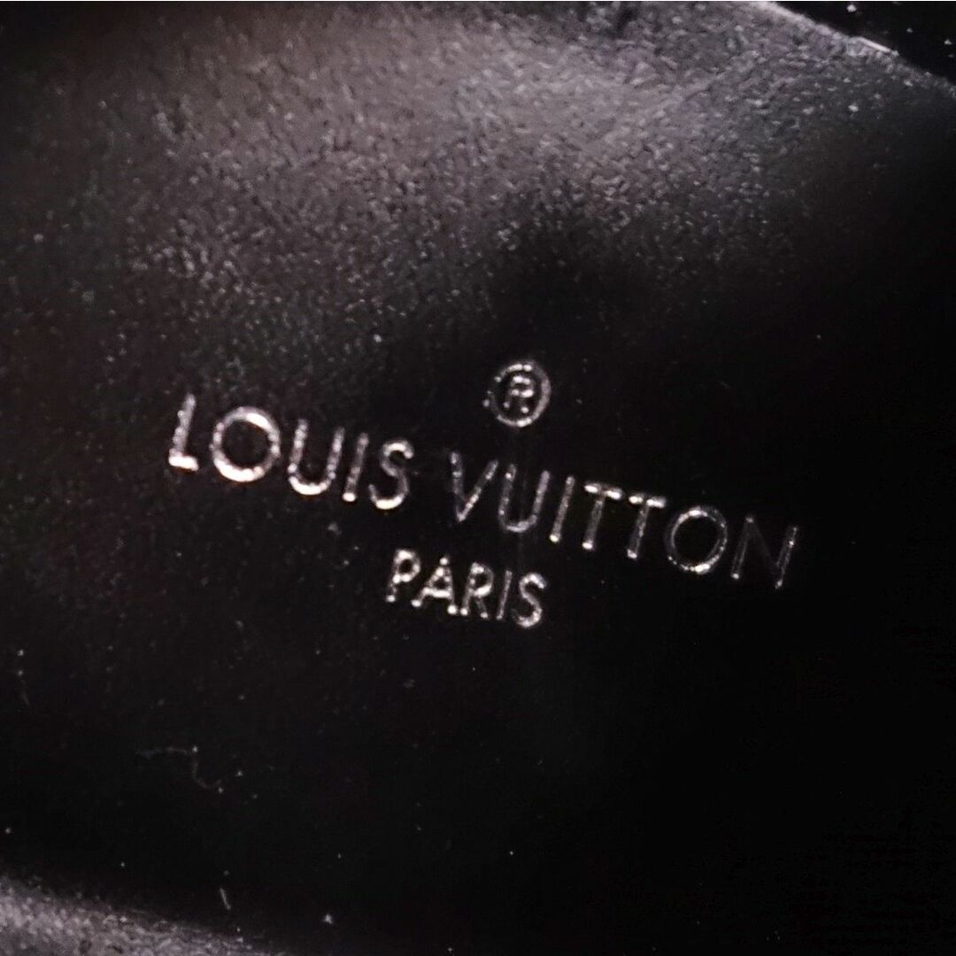 LOUIS VUITTON(ルイヴィトン)のルイヴィトン LOUIS VUITTON ブーツ アンクルブーツ ショートブーツ ヒール スタートレイルライン モノグラム パテントレザー シューズ レディース 38(24.5cm相当) ブラック レディースの靴/シューズ(ブーツ)の商品写真