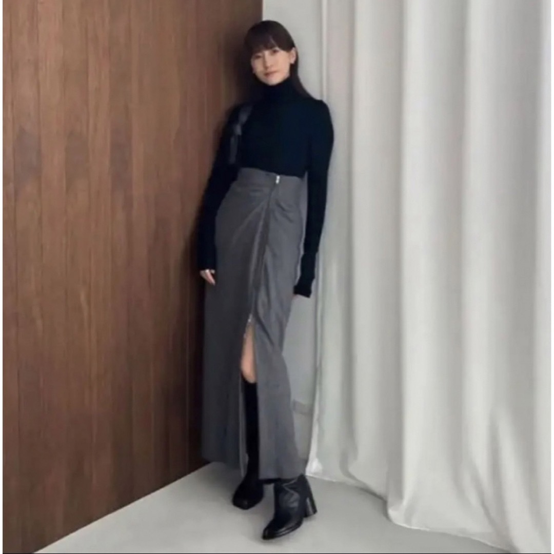 CLANE(クラネ)のCLANE HIGH WAIST DRAPE SKIRT レディースのスカート(ロングスカート)の商品写真