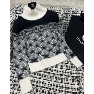 本日24時迄！【一度のみ着用美品】CHANEL シャネル セーター ニット-