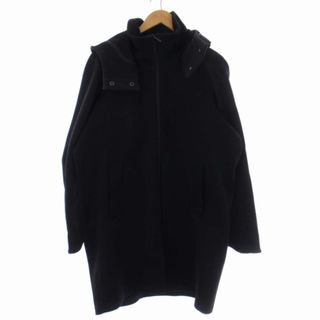 デサント(DESCENTE)のDESCENTE 中綿コート ロング フード M 黒 ブラック(その他)