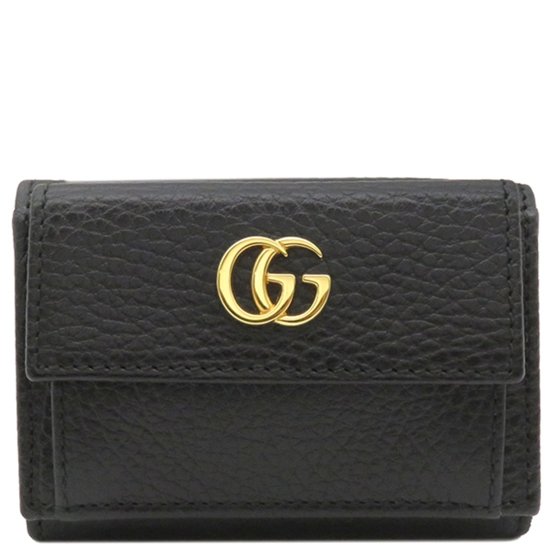 Gucci - グッチ 三つ折り財布 GGマーモント コンパクト ウォレット 523