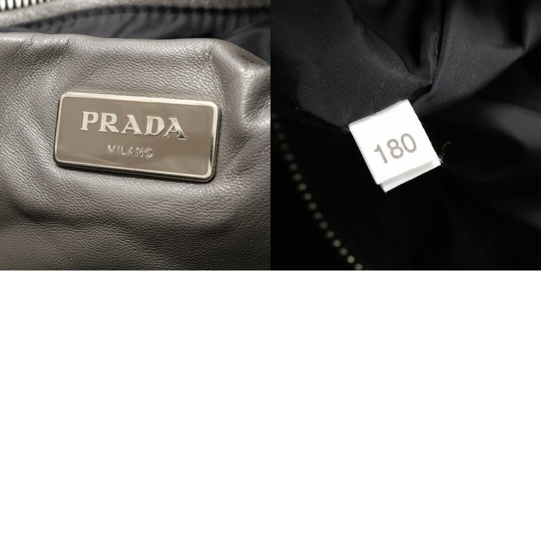PRADA - 美品 プラダ 三角ロゴ ナッパ ボンバー BN2647 レザー トート