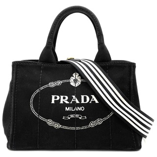 PRADA - PRADA プラダ 2WAY カナパ トートバッグ トライアングルロゴ