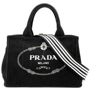 PRADA - PRADA プラダ 2WAY カナパ トートバッグ トライアングルロゴ