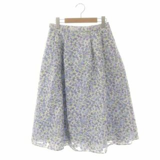 トッカ(TOCCA)のトッカ 22AW【洗える!】FLEURETTE スカート フレア 花柄 4 紫(ロングスカート)