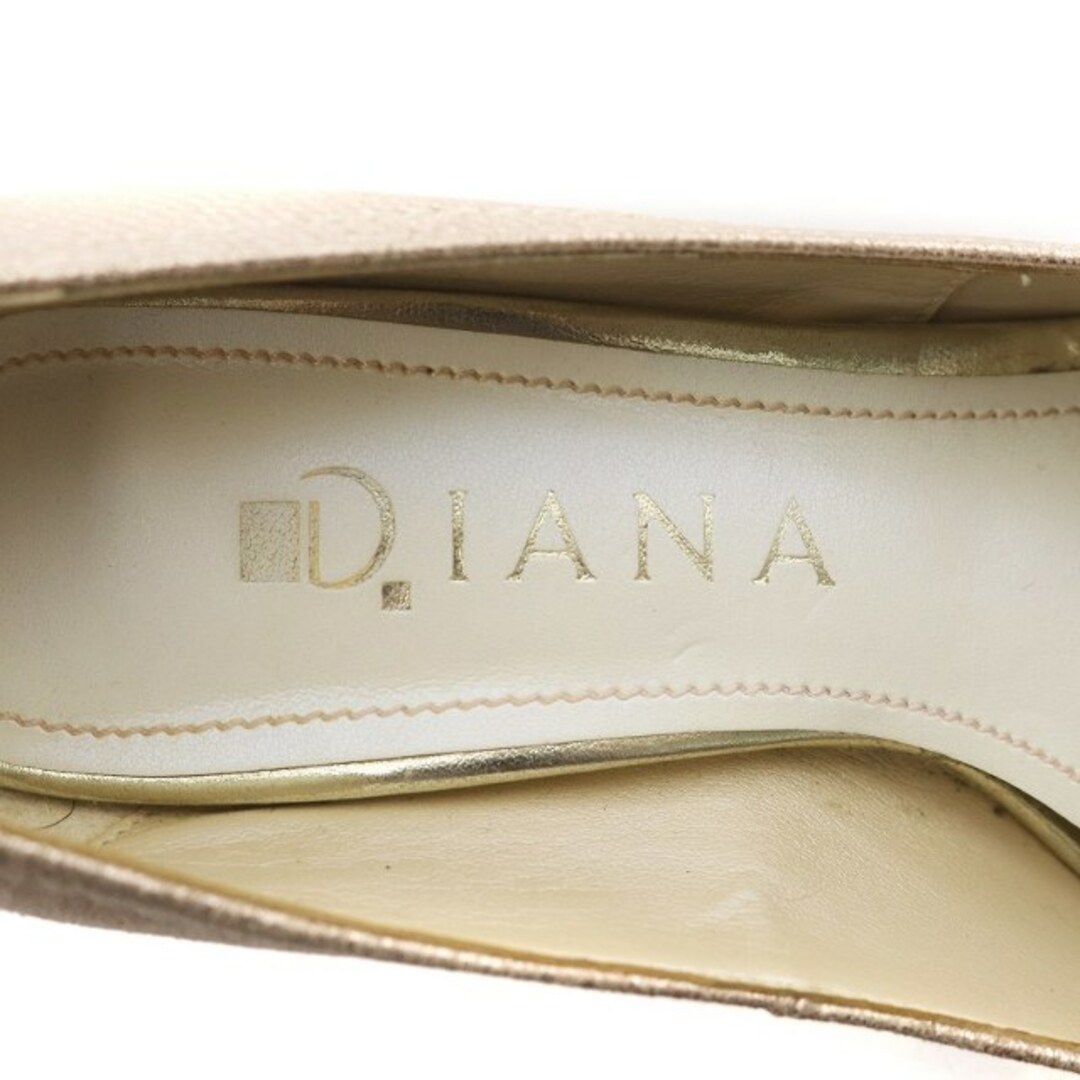 DIANA(ダイアナ)のダイアナ パンプス パイソン 型押し レザー ポインテッドトゥ ビジュー レディースの靴/シューズ(ハイヒール/パンプス)の商品写真