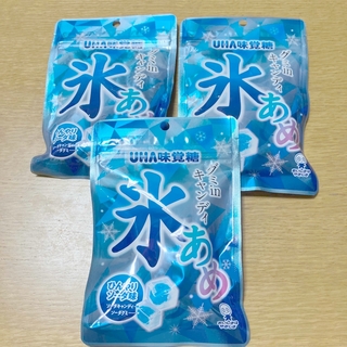 ユーハミカクトウ(UHA味覚糖)のUHA味覚糖　氷あめ　ひんやりソーダ味　グミinキャンディ(菓子/デザート)