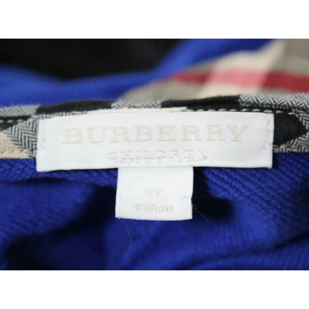 BURBERRY - 《バーバリー/BURBERRY》128cm パーカー 青【中古 BURBERRY - 《バーバリー/BURBERRY》128cm パーカー 青【中古