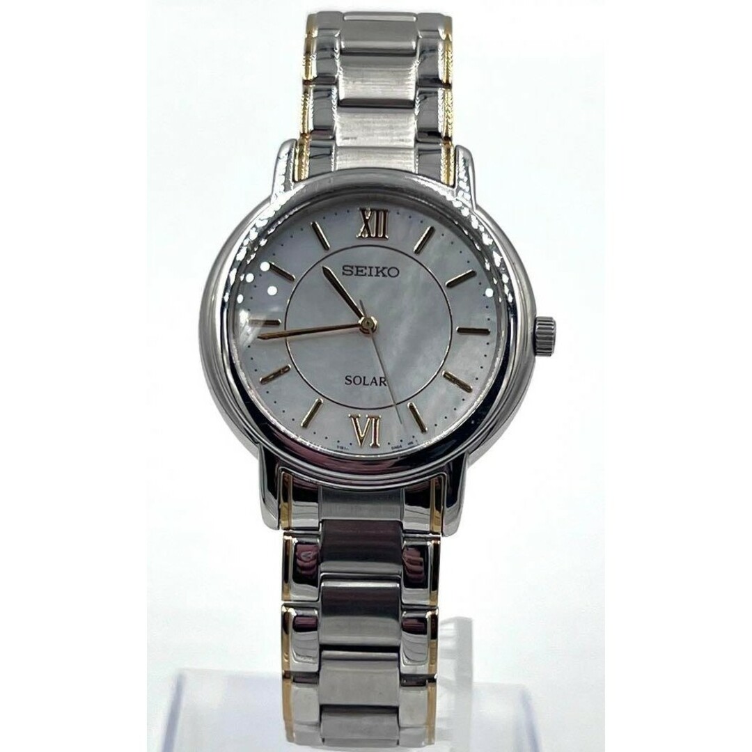 SEIKO(セイコー)の12月1日、2日、3日限定特別価格　SEIKO ソーラー　シェル文字盤　超美品 メンズの時計(腕時計(アナログ))の商品写真