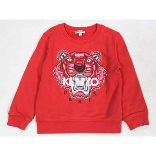 【秋冬物 新入荷!】☆ケンゾーキッズ/KENZOkids☆104cm トレーナー/スウェット 赤 【中古】子供服 キッズ kids 男の子 女の子  春秋冬 301132