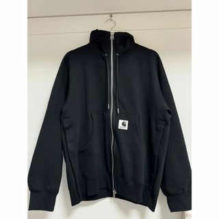 sacai×A.P.C/入手困難 サイドジップフーディ ブラック(L)極美品