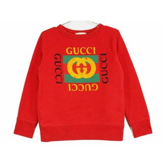 グッチ ベビー服 12/18m トレーナー ロゴプリント キッズ服 トップス