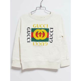 グッチ(Gucci)の【新規値下げ!】‡グッチ/GUCCI‡110cm トレーナー/スウェット 白系【中古】子供服 キッズ kids 男の子 女の子 春秋 303032 tops(トレーナー)