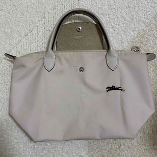 ロンシャン(LONGCHAMP)のロンシャン　Longchamp　ルプリアージュ　Sサイズ　白(ハンドバッグ)