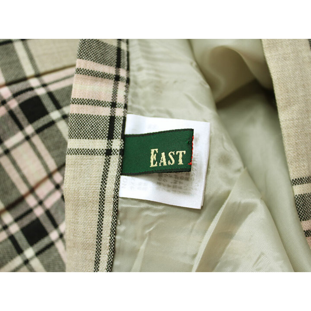 EASTBOY(イーストボーイ)の【新入荷!】▲イーストボーイ/EASTBOY▲9号(150cm) プリーツスカート ベージュ×黒系 チェック フォーマル 通学 スクール 通塾 お稽古 卒業式 入学式 結婚式 発表会 冠婚葬祭【中古】子供服 キッズ kids ジュニア 女の子 101132 キッズ/ベビー/マタニティのキッズ服女の子用(90cm~)(スカート)の商品写真