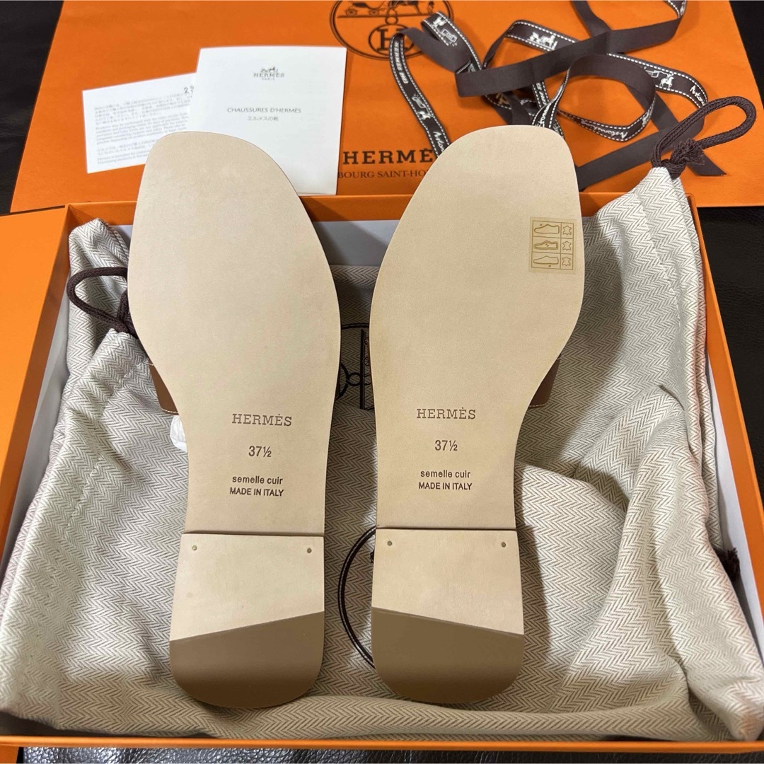 Hermes - 新品未使用 エルメス レディース サンダル オラン 37.5の通販