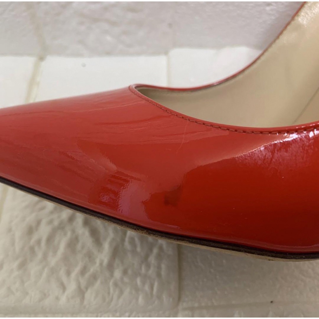 JIMMY CHOO(ジミーチュウ)の【パーティに】JIMMY CHOO☆ハイヒール赤24cm/ジミーチュウパンプス レディースの靴/シューズ(ハイヒール/パンプス)の商品写真