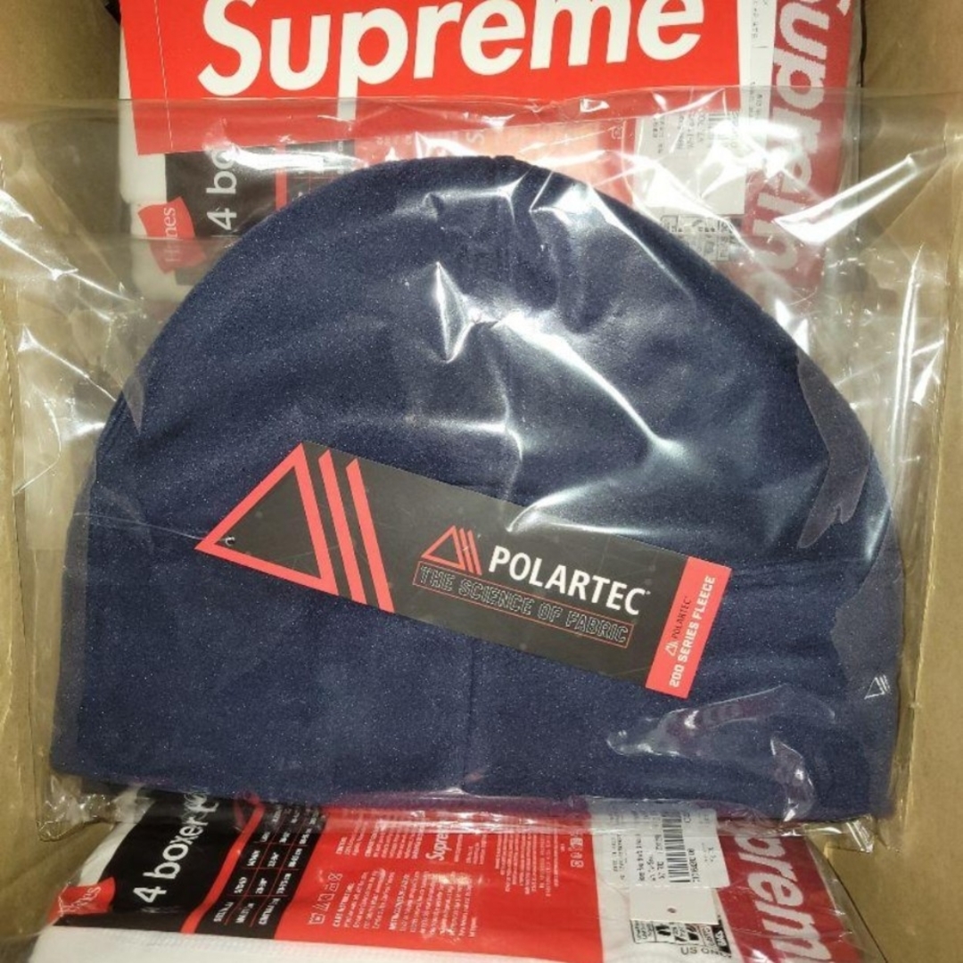 79　Supreme Polartec Beanie 紺