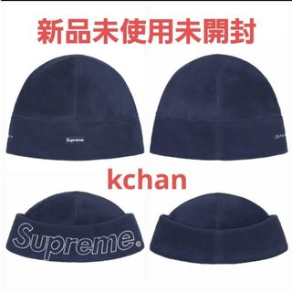 シュプリーム(Supreme)の79　Supreme Polartec Beanie 紺(ニット帽/ビーニー)