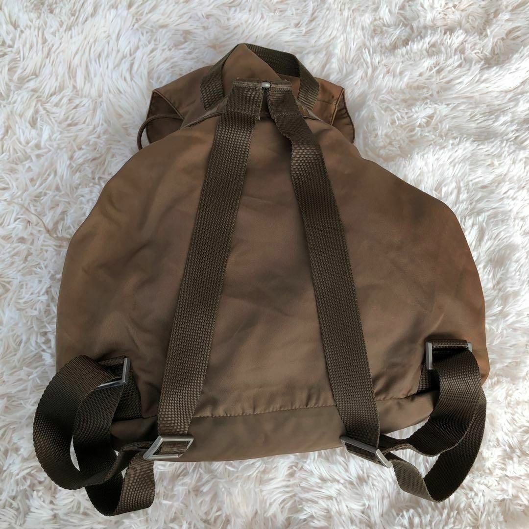 PRADA - PRADAプラダ ナイロンリュックB2811F ブラウン茶色の PRADA - PRADAプラダ ナイロンリュックB2811F ブラウン茶色の