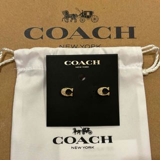 コーチ(COACH)のCOACH コーチ シグネチャーピアス ゴールド(ピアス)