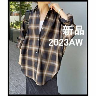 SPICK AND SPAN チェック柄 シャツ 【F】長袖 薄手 カジュアル