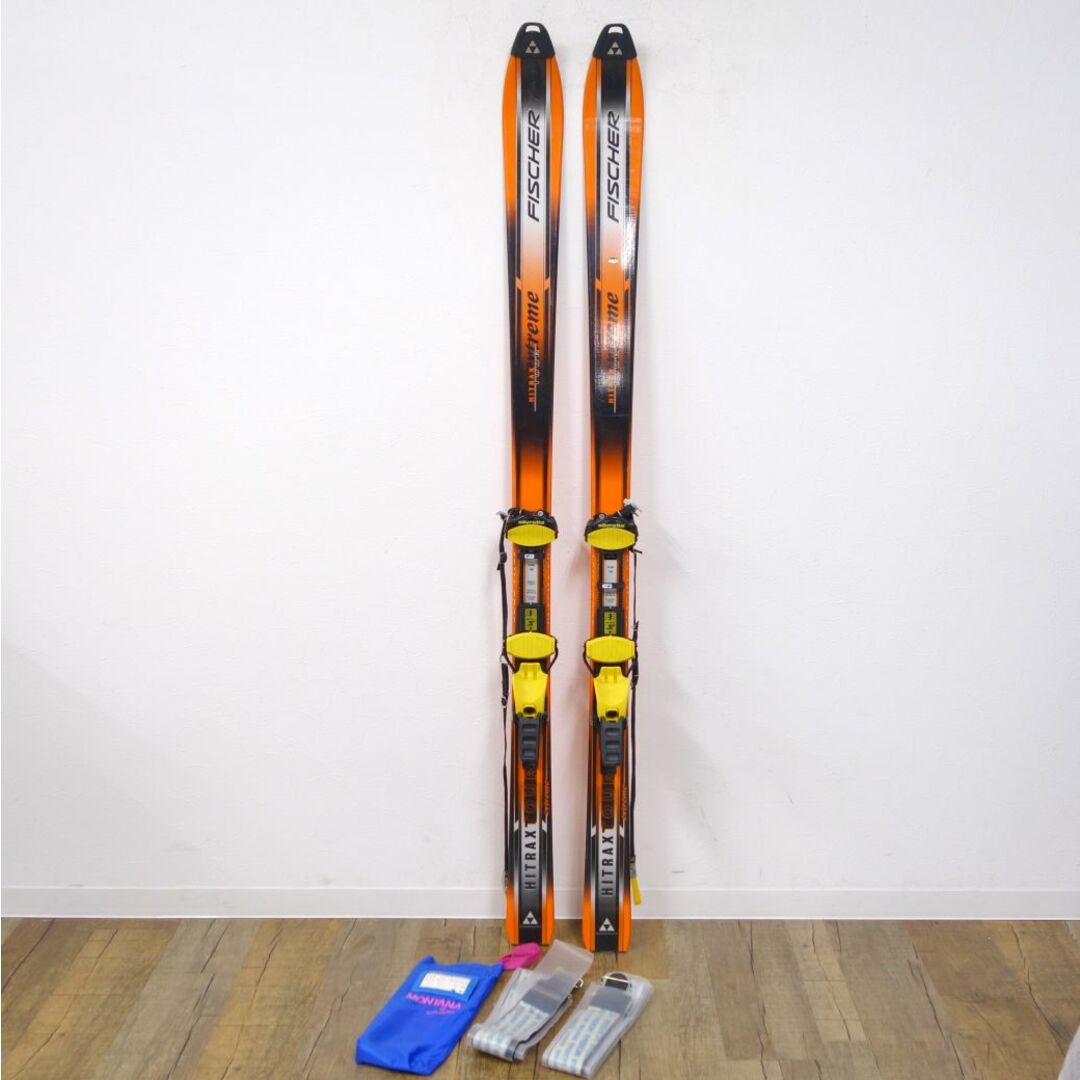 Fisher(フィッシャー)のフィッシャー FISCHER 山スキー HITRAX TOUR EXTREME 163cm センター68mm ビンディング silvretta ジルブレッタ 505 easy go S バックカントリー BC スポーツ/アウトドアのスキー(板)の商品写真