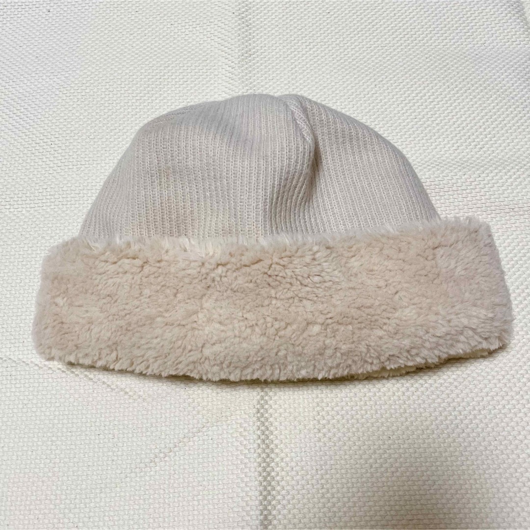 ehka sopo(エヘカソポ)のエヘカソポ　ファーコンビワッチ ベージュ レディースの帽子(ニット帽/ビーニー)の商品写真