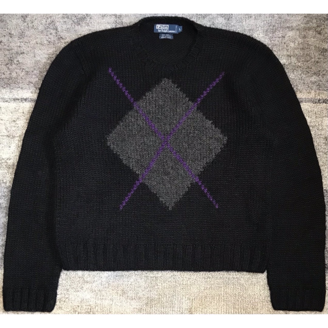 POLO RALPH LAUREN - 圧巻のビッグアーガイル柄&抜群の着心地 POLO RALPH LAUREN - 圧巻のビッグアーガイル柄&抜群の着心地