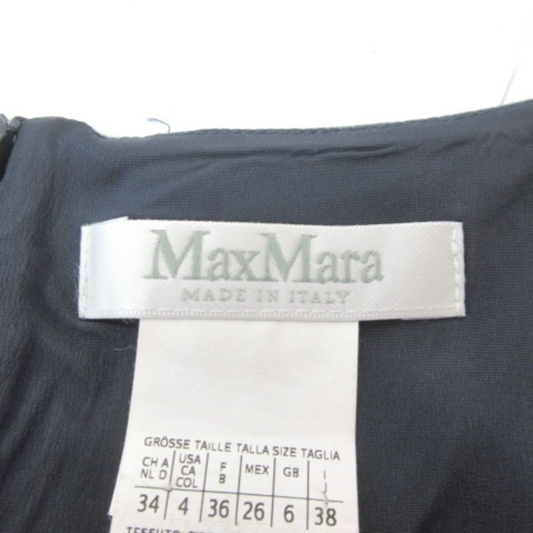 MaxMara 白タグノースリーブワンピース