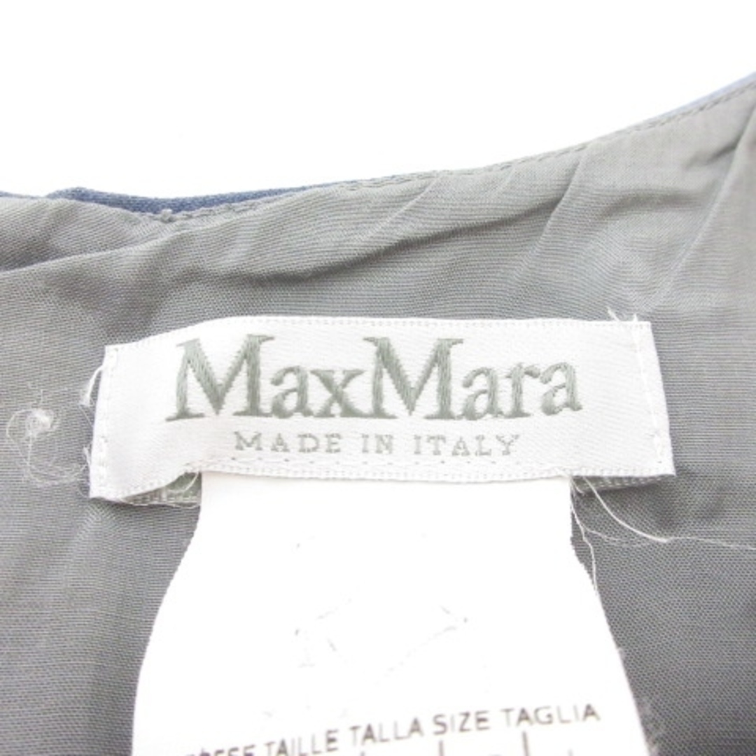 【新品未使用】MaxMara白タグ　ノースリーブワンピースイタリア