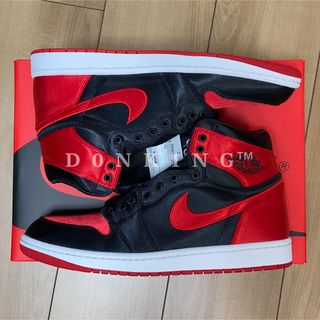 ナイキ(NIKE)のNIKE AIR JORDAN 1 RETRO HIGH Satin Bred(スニーカー)