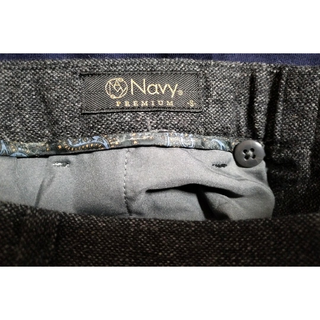 NAVY(ネイビー)の未使用★NAVY PREMIUM パンツ Sサイズ DPグレー メンズのパンツ(スラックス)の商品写真