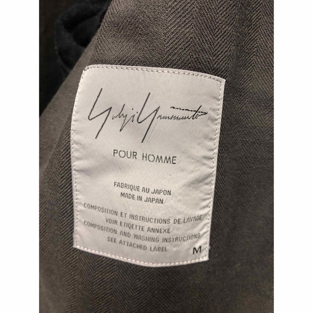 Yohji Yamamoto POUR HOMME(ヨウジヤマモトプールオム)のyohji yamamoto ヨウジヤマモト フードロングコート メンズのジャケット/アウター(その他)の商品写真