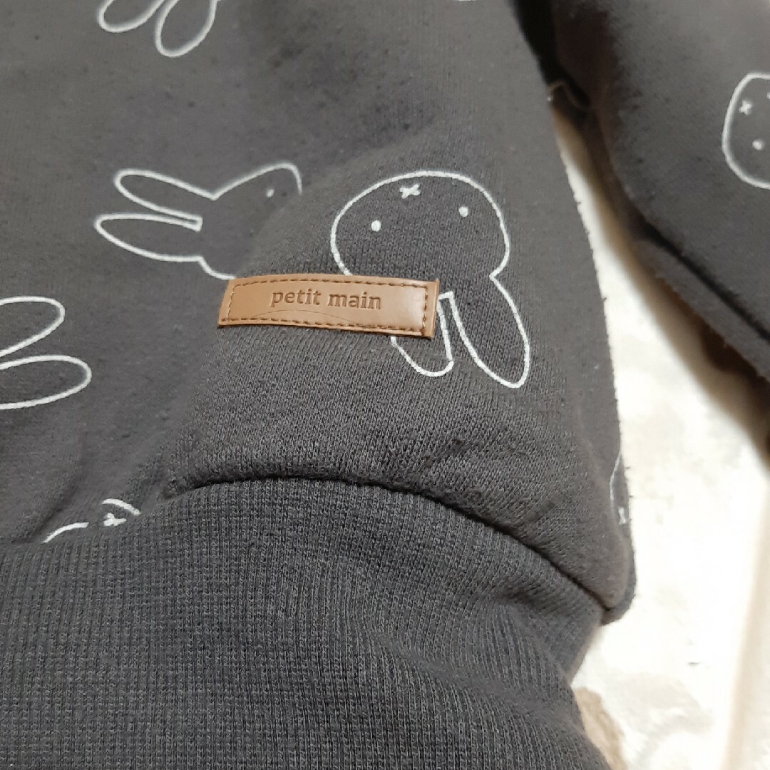 petit main miffy 100　コラボ キッズ/ベビー/マタニティのキッズ服男の子用(90cm~)(Tシャツ/カットソー)の商品写真