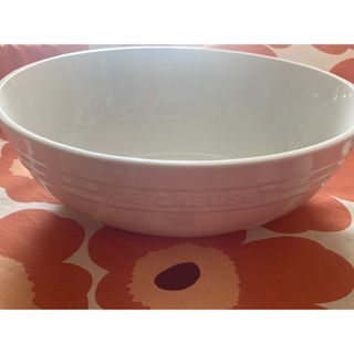 ルクルーゼ(LE CREUSET)のルクルーゼ♥️希少 パーティ用 大皿 ホワイト(食器)